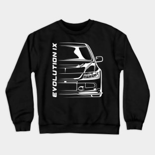 Lancer Evolution IX Silhouette Crewneck Sweatshirt